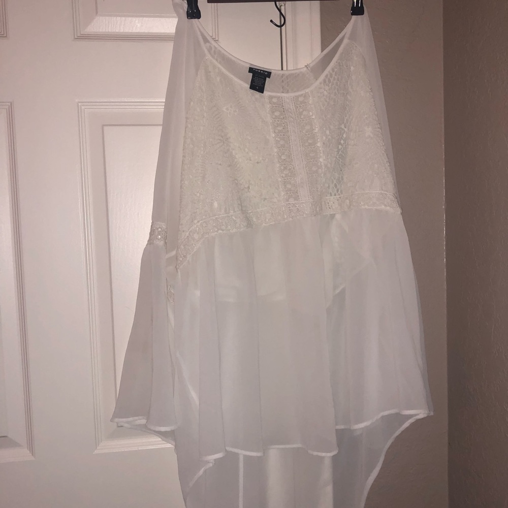 BEAUTIFUL HI-LO TORRID BLOUSE